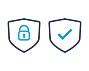 Data Privacy and Security Guarantee Icons - transparent